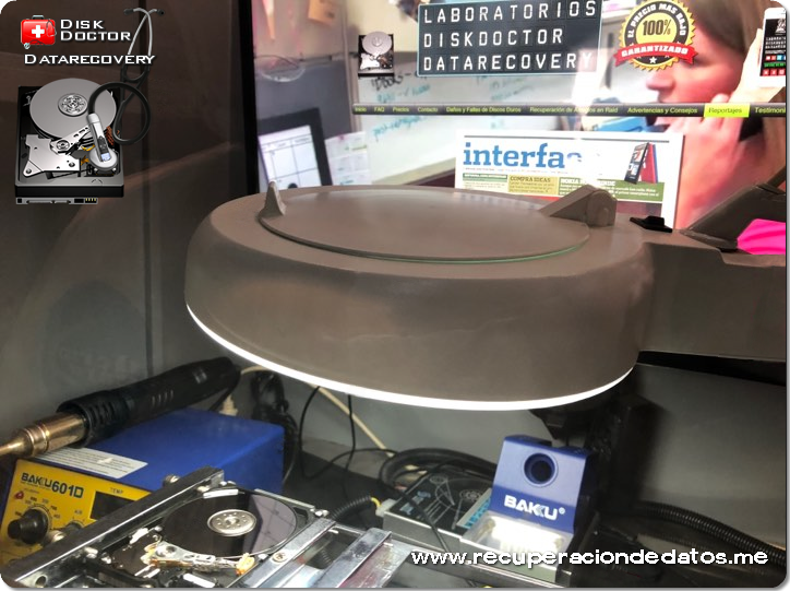 Área de ambiente controlado del laboratorio, vista 1
